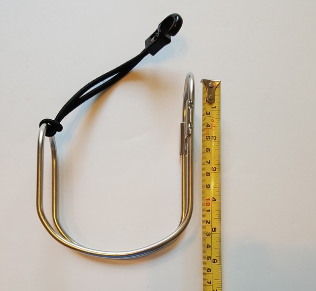 Boat Marine Universal Stainless Steel Hanger With Elastic Tie Down NEW