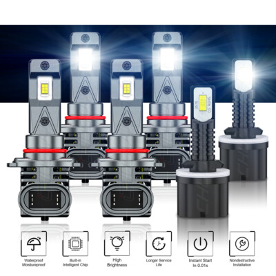For GMC Yukon XL 1500 2500 2000 -2006 Faros Luz alta/baja + bombillas antiniebla