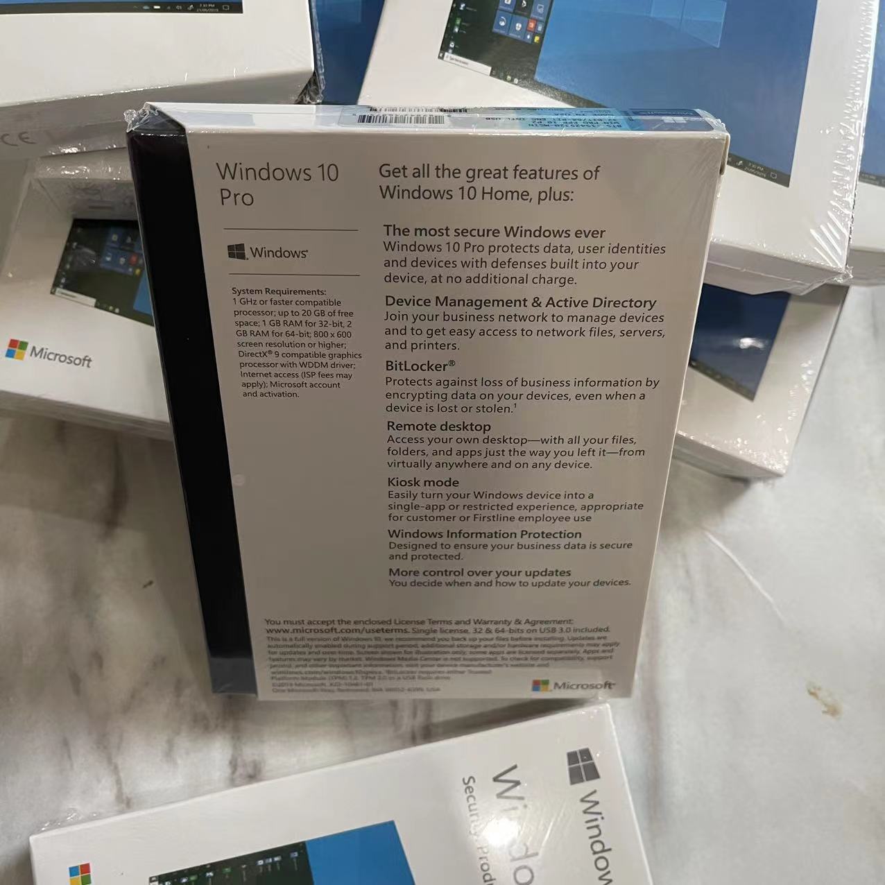 Neues Windows 10 Professional 3264-Bit-USB-Laufwerk in Einzelhandelsverpackung