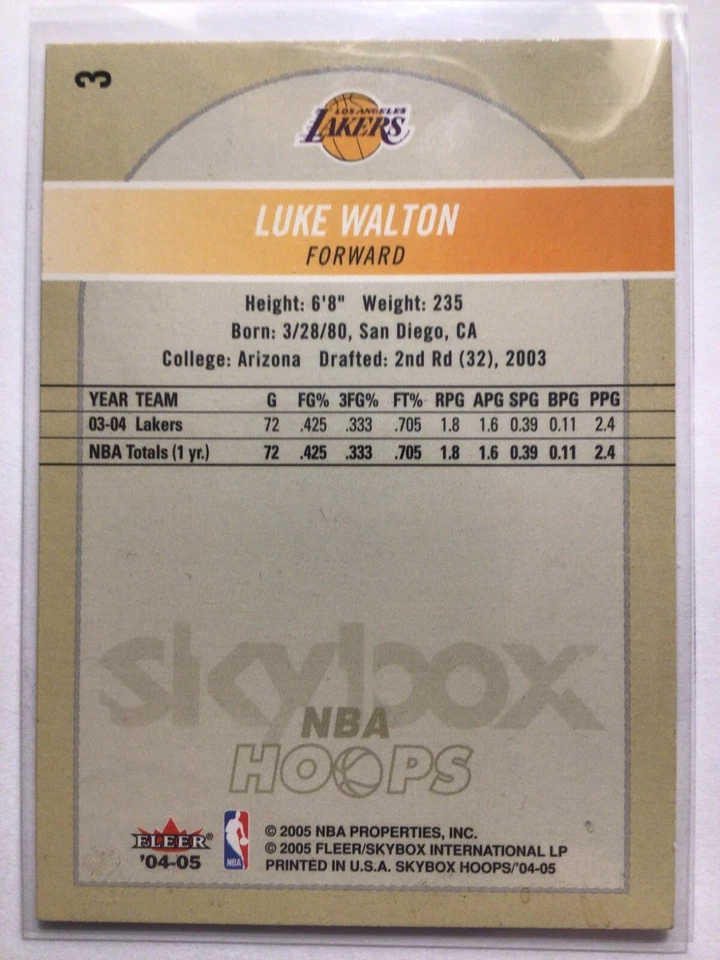 2004-2005 Skybox NBA Hoops Basetball Base Card Singles #3-162 PYC You Pick - Image 2 of 2