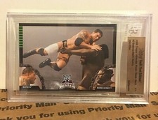 Dave Batista Mark Henry 2008 Topps WWE Ultimate Rivals Blank Back #1/1 BGS SP 🔥
