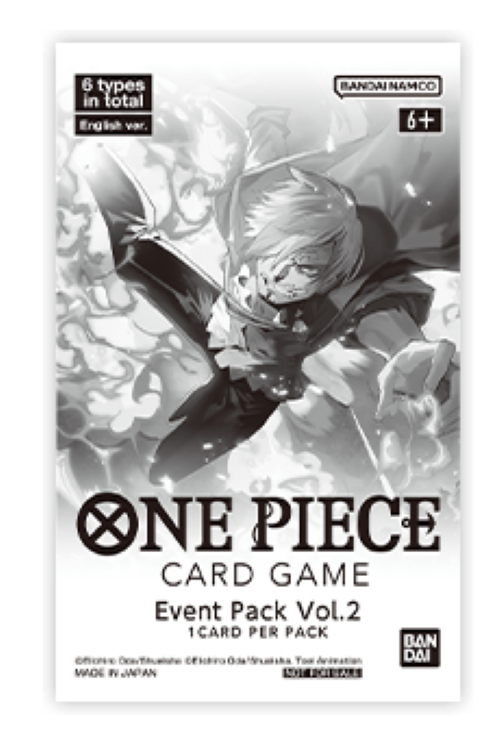 One Piece Card Game Event Pack Vol. 2 ENGLISH SEALED TCG Promo