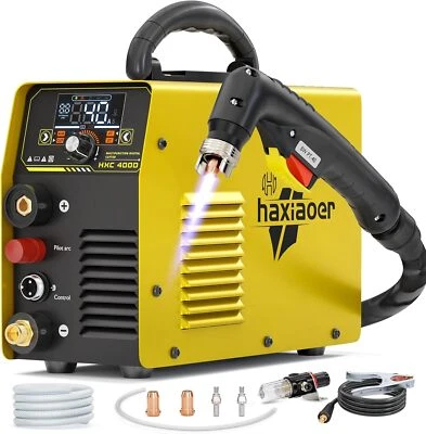 haxiaoer 40A Plasma Cutter 240V Non-HF Non-Touch IGBT Inverter Post Flow, 2T/4T
