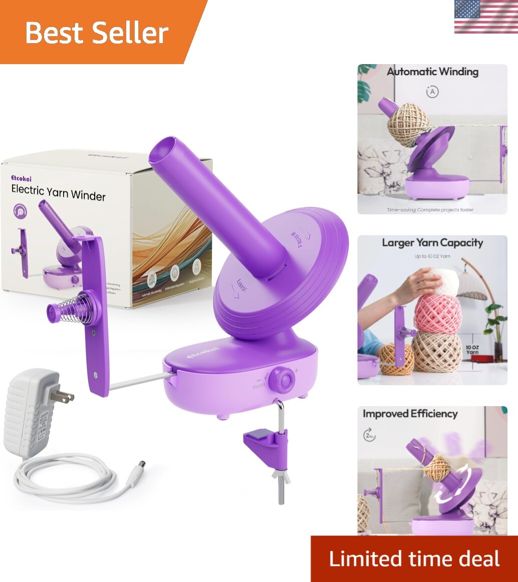 Avvolgitore Di Filato Elettrico Automatico - Per Maglia, Uncinetto E Cucito - Regolabile E Portatile - Foto 11