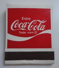 Vintage Enjoy Coca-Cola it's the real thing Coke Full Unstruck Matchbook