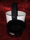 💥 NEW Ugg Shearling Fur Earmuffs Headband Black Leather NWT Ear Muffs Warmers — photo 7