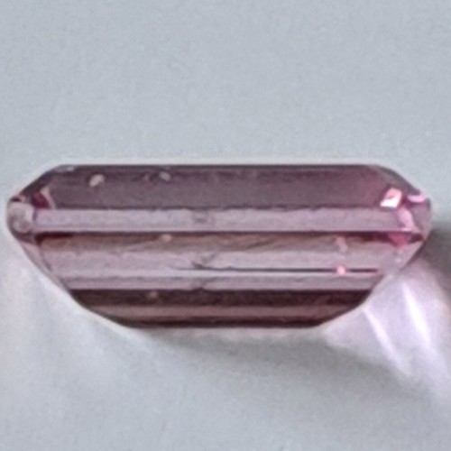Natural Reddish Pink Topaz Gemstone 15.3x9.4mm Large Emerald Cut Loose Stone - Picture 4 of 5