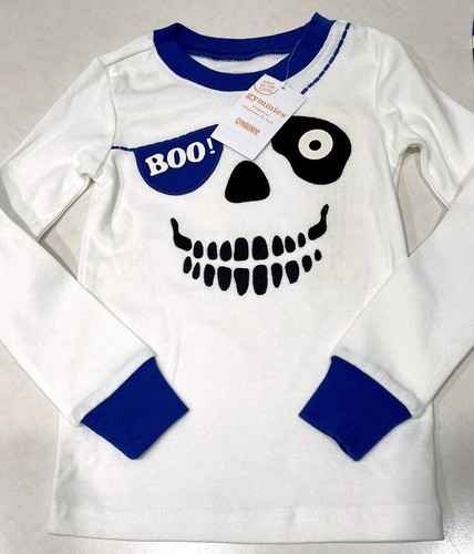 NEW Gymboree Boy's Halloween Glow in the Dark Boo Gymmies Pajamas - Picture 2 of 3