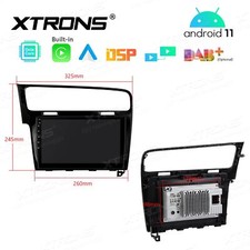 Autoradio Android 11 Golf 7 10 Pollici Stereo Auto Navi GPS WIFI Comandi Volante - Miniatura 6