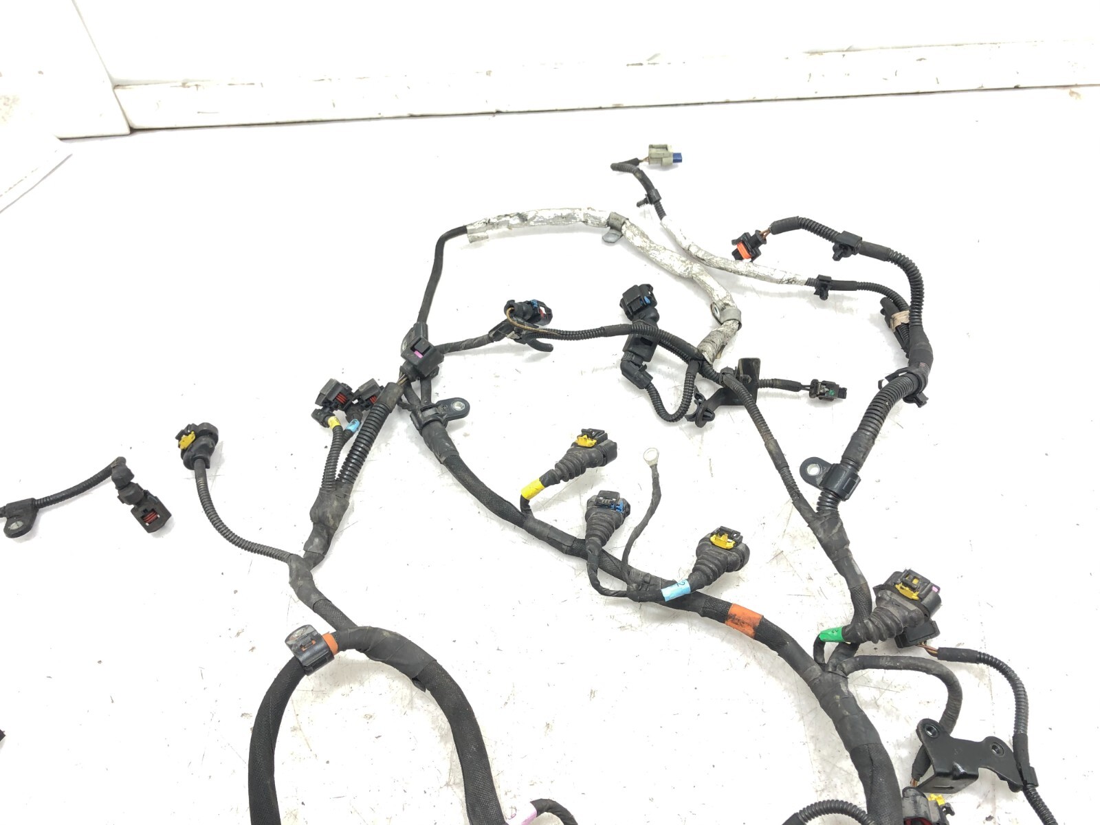 2014-2019 MASERATI GHIBLI 3.0L V6 ENGINE WIRING HARNESS OEM #DAMAGED.