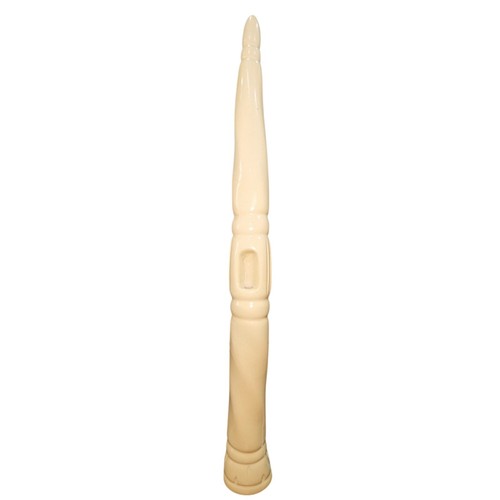 Elephant Tusk Replica, African Traditional Igbo Odu Hand Held Nze/Ozo Hand Staff - Picture 9 of 11