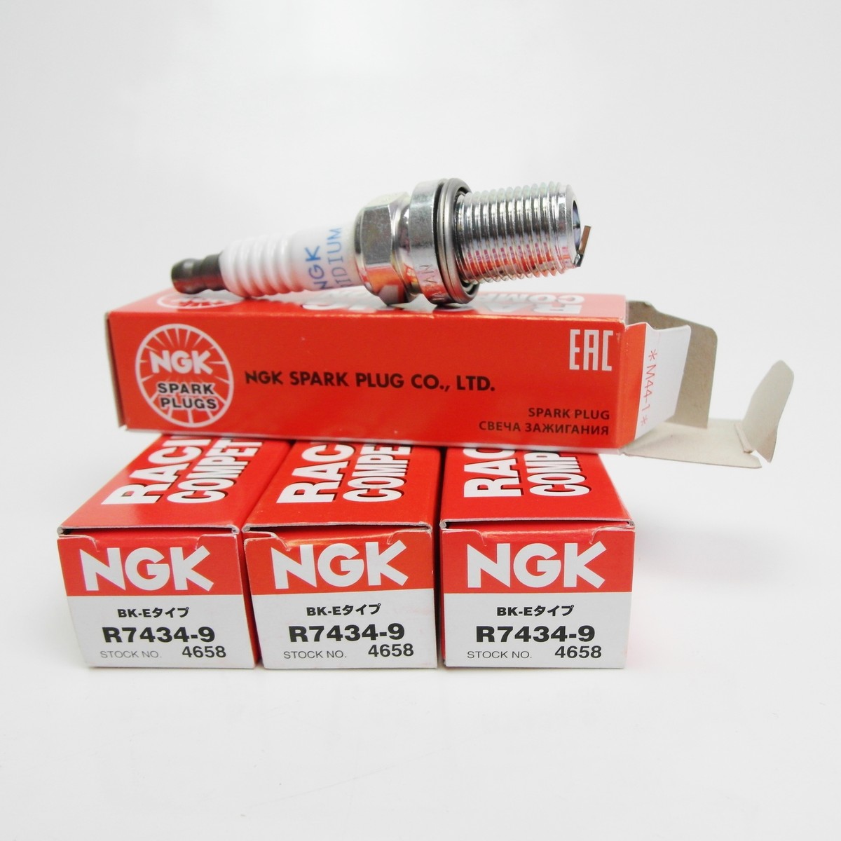4X NGK Racing Spark Plug Racing Sport 4658 / R7434-9 | eBay