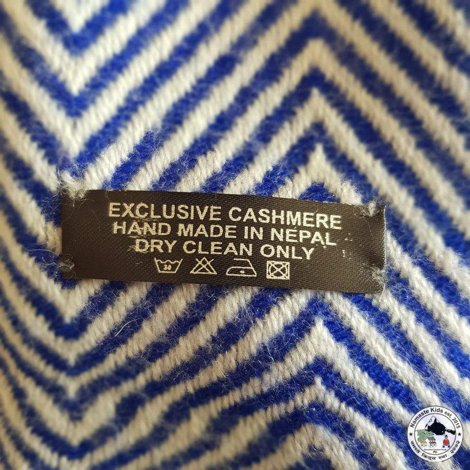 Manta de cachemir "Kjivana" - Hecha a mano de Nepal, colcha, manta acurrucada Foto 2 de 4