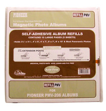 Pioneer Photo Self Adhesive Album Refill Packs 5 Pack Up To 8"x 10" for PMV-206