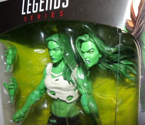 Figura de acción Marvel Legends Series verde She-Hulk 6" Jennifer Walters NUEVA K - Imagen 8 de 14