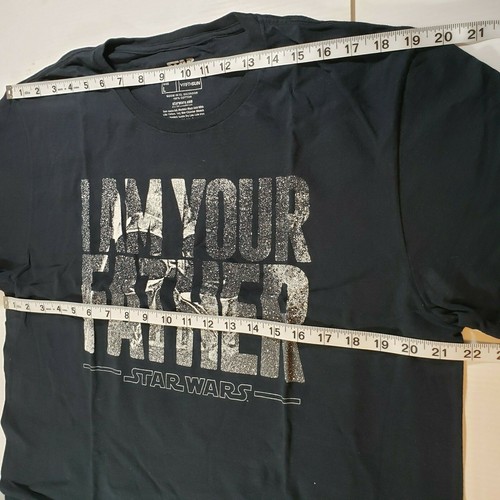 Star Wars Darth Vader Helmet I'm Your Father Black Graphic Tshirt - Size L - Picture 6 of 6