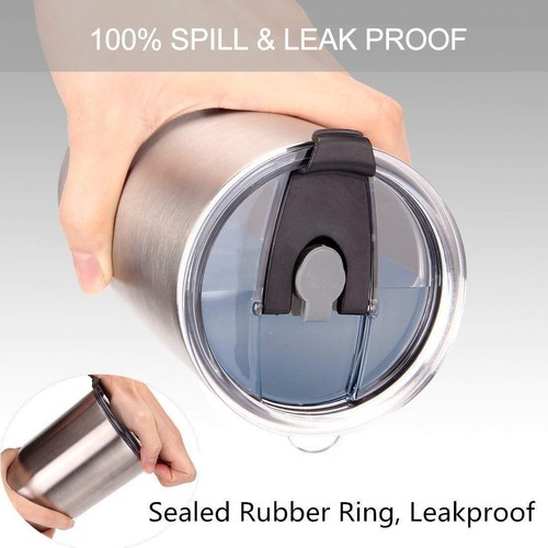 Replacement Flip Lids for Stainles Steel Insulated Tumbler Travel Mug Compatible - Picture 4 of 7