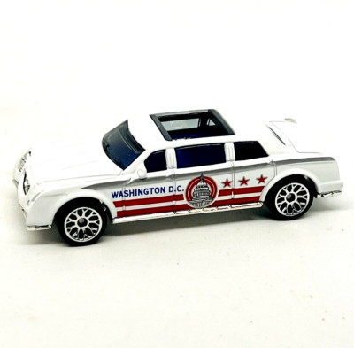 Matchbox Mattel Limousine in weiß, sehr selten Across America Angebotsmodell, neuwertig!