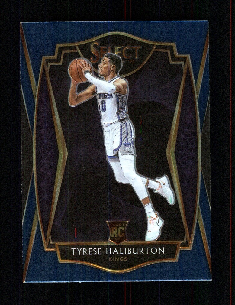2020-21 SELECT #189 TYRESE HALIBURTON ROOKIE RC PREMIER LEVEL - SACRAMENTO KINGS