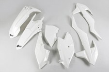 Plastic Fairing Kit Ktm EXC 125 150 250 300 350 450 500 2017 - 2019 White Ufo