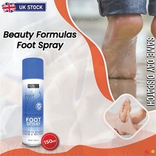 Beauty Formulas Foot Spray Odour Control Anti-Fungal anti Itching FREE POST UK