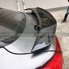 Universal Gt-style Racing For Car Abs Carbon Look Wing Spoiler Rear Trunk Wing