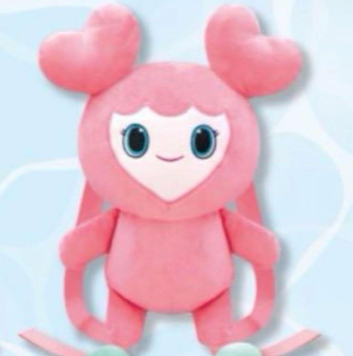 TWICE LOVELY MOVELY MOMO ver. Hug plush, backpack, and TWICE LOVELY MOVELY MOMO ver. Hug plush, backpack, and