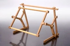 Adjustable Needlework Wood Embroidery Stand Oriole Scroll Frame by Arabeska