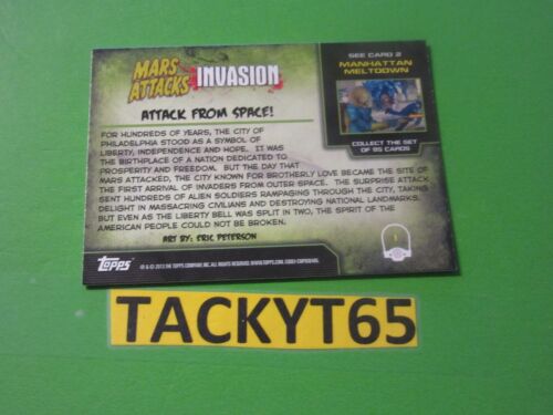 2013 MARS ATTACKS INVASION SINGLE BASE CARD(S) NEW YOU CHOOSE - Picture 2 of 196