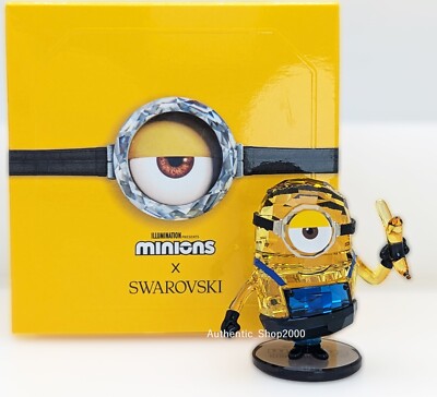 NEW 100% Authentic SWAROVSKI Crystal Minions Stuart Figurine Decoration 5692028