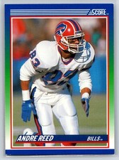 1990 Score Andre Reed Buffalo Bills #57