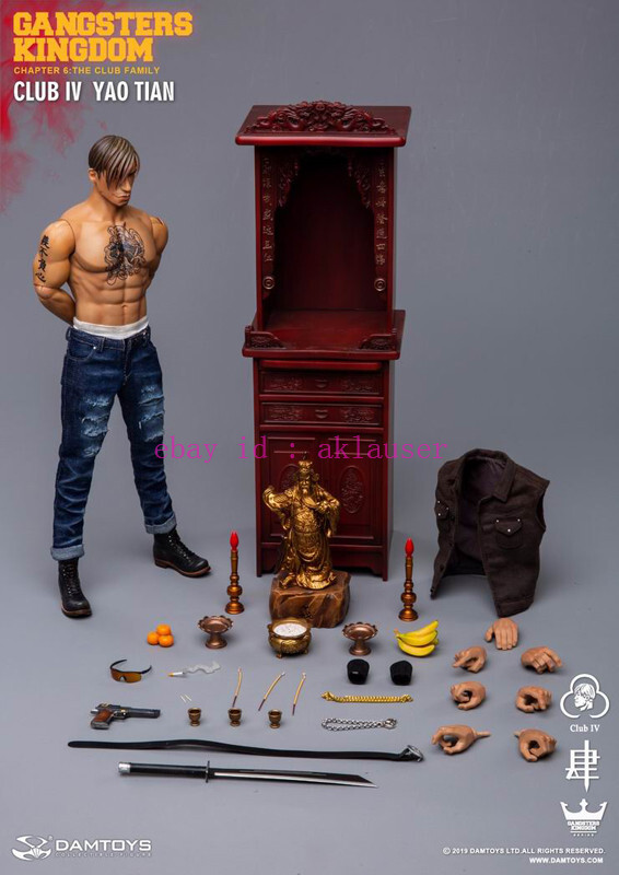 Damtoys Gk019b 1/6 Gangsters Kingdom Club 4 Yaotian Luxury Version