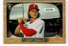 2021 BOWMAN THROUGH THE YEARS VARIATION ALEX BOHM RC 02/50 PHILADELPHIA PHILLIES
