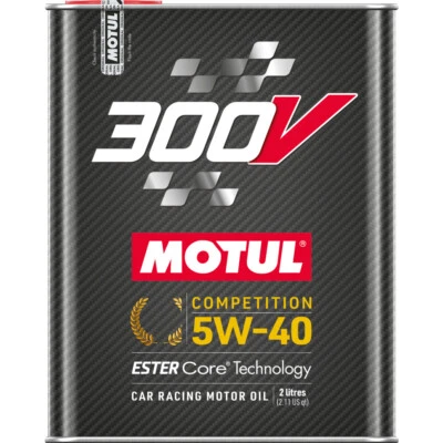 Huile Moteur MOTUL 300V 5w40 Power 100% Synthétique Technique Estercore Renn 2L - Photo 1/4