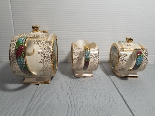 Vintage "The Old Mill" Sadler England 3 Piece Tea Set - Picture 3 of 20