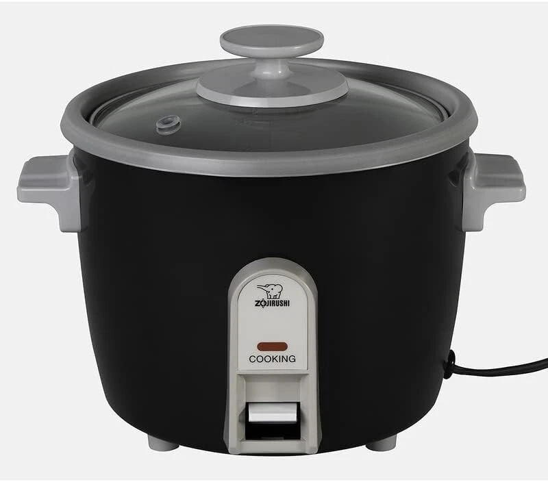 Zojirushi Rice Cooker/Steamer Black 6 Cup NHS-10BA