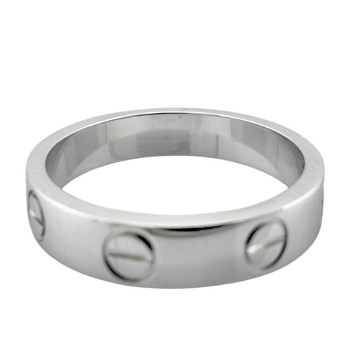 CARTIER Ring US 5 EU49 K18 white gold Mini love used - Picture 4 of 5