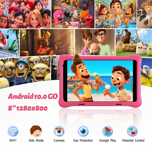2025 Anmecs 8" Android 12 für Kinder 3-12 2GB RAM 32GB ROM Tablet mit Stoßfest - Bild 2 von 11