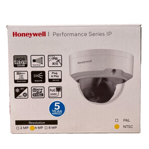 Honeywell H4W4PER2 4MP IP Vandal Dome Camera - 2.7-13.5mm Varifocal Lens, IR Night Vision, WDR - View #8