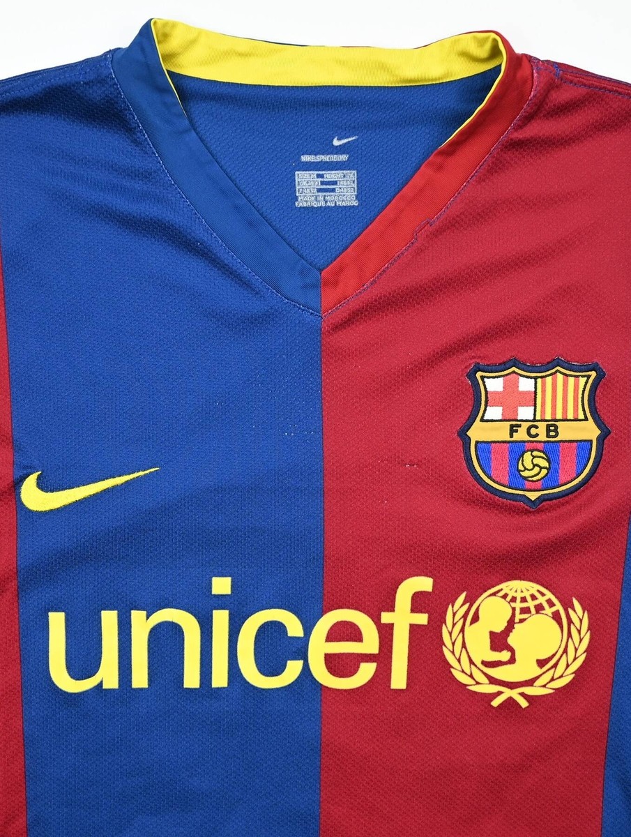 NIKE FCバルセロナ 2006 刺繍 メッシ ロナウジーニョ ゲームシャツ NIKE FCバルセロナ 2006 刺繍 メッシ ロナウジーニョ ゲーム