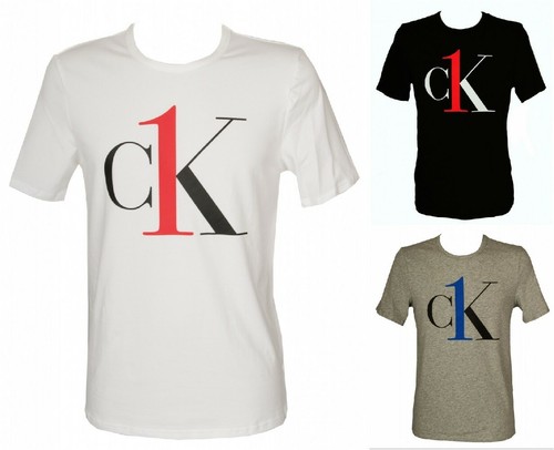 T-shirt uomo maglietta manica corta girocollo cotone CK CALVIN KLEIN  articolo NM | eBay