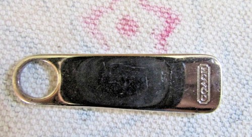 ASSORTED COACH ZIP PULLS (sold individually)