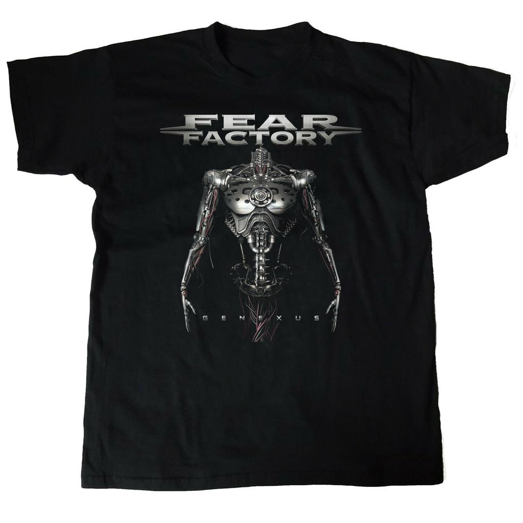 NEW Fear Factory Genexus Album Cover T Shirt Black All Size S-5XL AQ86