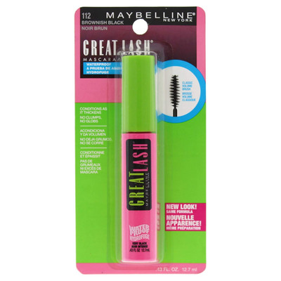 New York Makeup Great Lash Waterproof Mascara, Brownish Black Waterproof Mascara