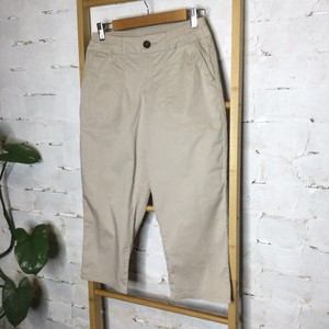 stretch cotton capris
