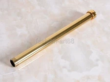 Gold Brass Extension Tube Pipe Rod For Rain Shower Faucet Set (G3/4") fba703