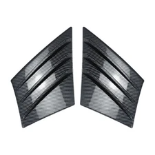 For 2025+ BMW X3 G45 M Sport Carbon Look Front Bumper Lip Fins Canards Splitter