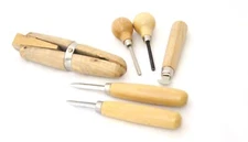 Stone Setting Bezel Pushing Set With Ring Clamp