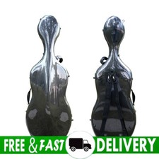 Advanced Black Cello Case 4/4 Full Size Carbon Fiber Strong Light Cello Box