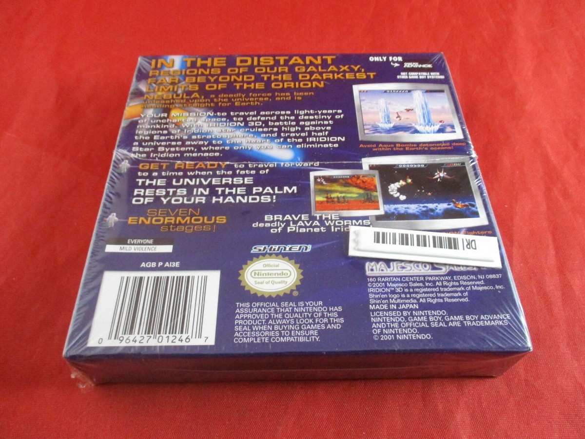 Iridion 3D (Nintendo Game Boy Advance, 2001) *BRAND NEW Iridion 3D (Nintendo Game Boy Advance, 2001) *BRAND NEW